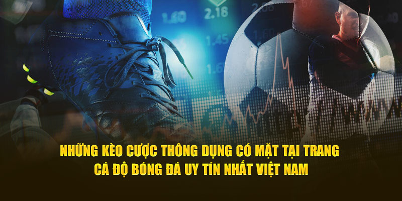 Những kèo cược thông dụng có mặt tại trang cá độ bóng đá uy tín nhất Việt Nam